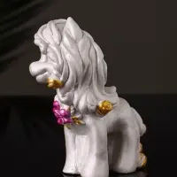 Фигурка гипс &laquo;Пони Красотка&raquo;, 10&times;7&times;5 см, перламутр