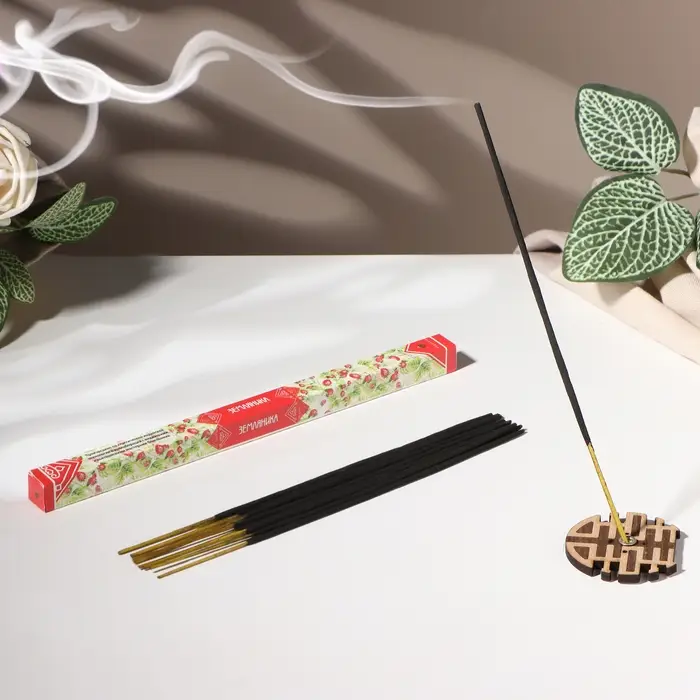 Благовония &laquo;Дыхание природы Земляника&raquo;, 8 палочек