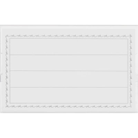 Бейдж 90х55мм Attache металл зажим/булавка (50шт)