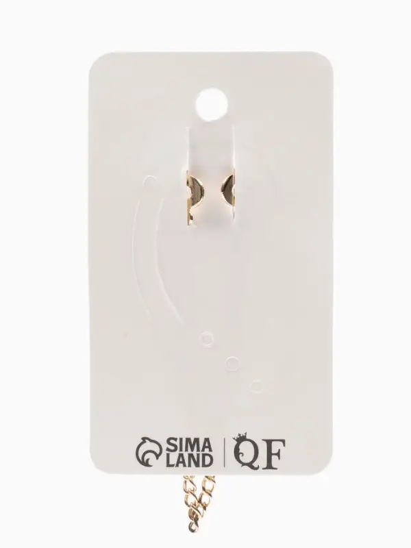 Серьга кафф &laquo;Цепочки&raquo;, цвет золото