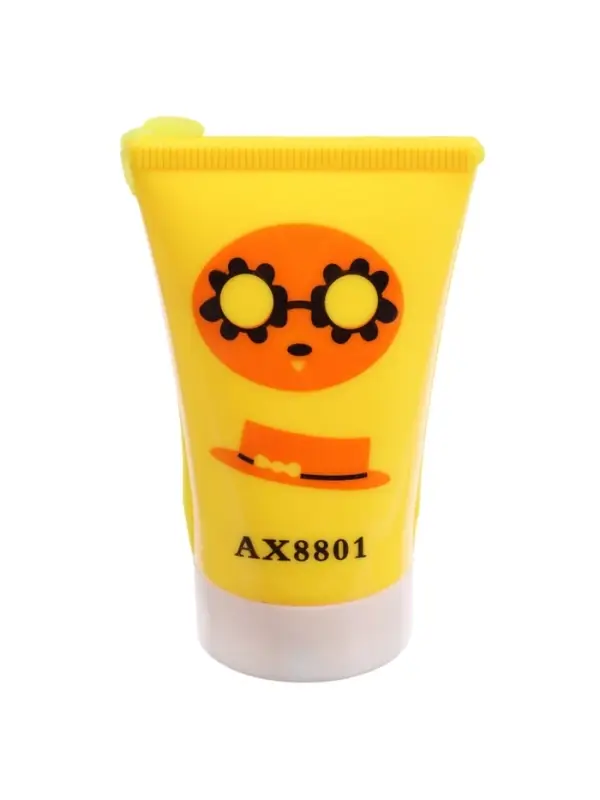 Точилки с контейнером &laquo;Тюбик&raquo;, набор 4 штуки, МИКС