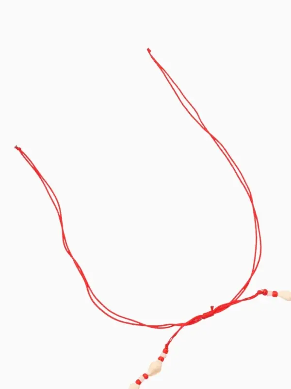 Ожерелье с ракушками &laquo;Халия&raquo;, длина 35 см, красное