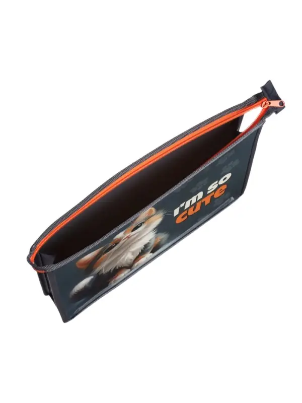 Папка для тетрадей А4 &laquo;Котенок&raquo;, молния сверху, ламинированный картон