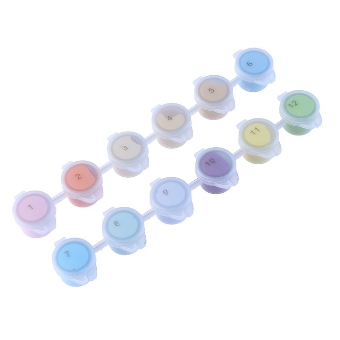 Набор акриловых красок «Нежность», 12 цветов Набор акриловых красок «Нежность», 12 цветов