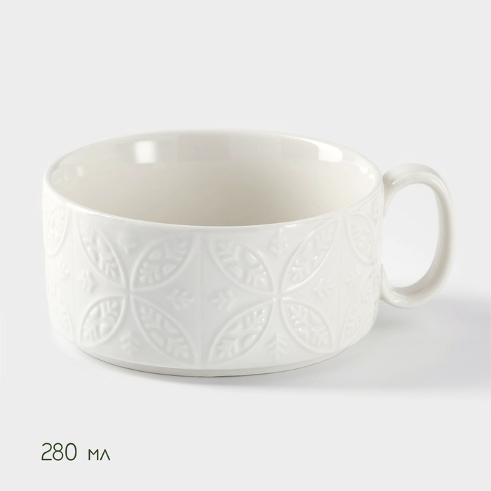 Набор фарфоровый чайный BellaTenero «Орнамент», 3 предмета: чайник 400 мл, кружка 280 мл, бамбуковая подставка, цвет белый Набор фарфоровый чайный BellaTenero «Орнамент», 3 предмета: чайник 400 мл, кружка 280 мл, бамбуковая подставка, цвет белый