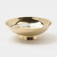 Блюдо сервировочное &laquo;Золотая с перламутром&raquo;, 14.5&times;14.5&times;5 см, латунь