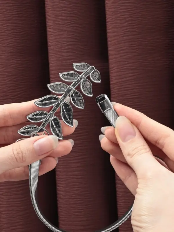 Подхват для штор &laquo;Ветка&raquo;, 10&times;4 см, 32 см, цвет серебряный