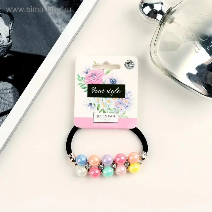 Резинка для волос Резинка для волос "Радуга" глянец