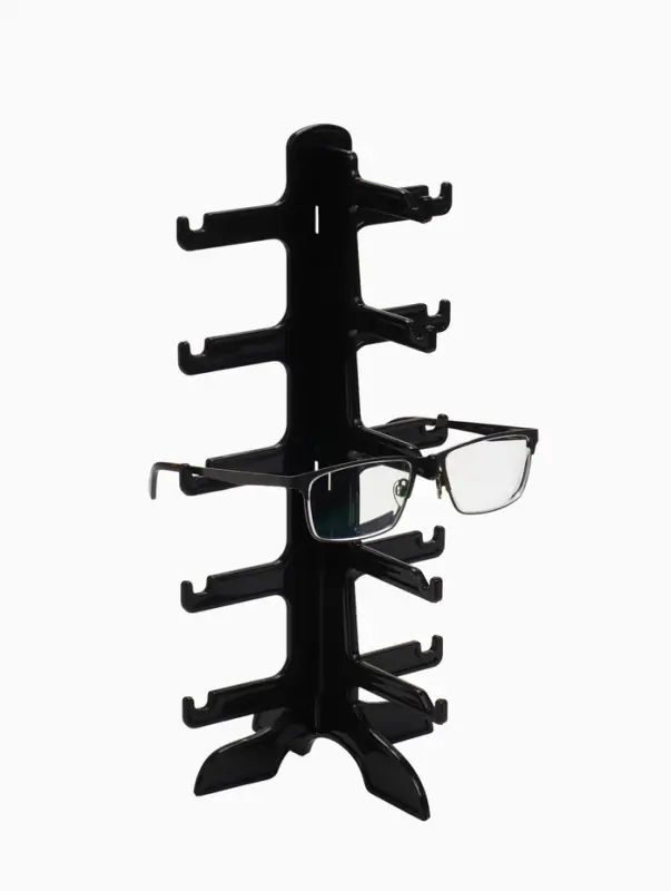 Подставка под очки 5 мест, 16&times;14.5&times;31 см, чёрная