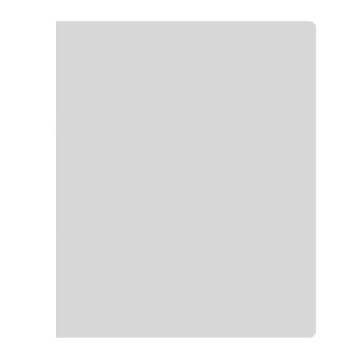 Папка на 2 кольцах А4, Calligrata, 18 мм, 500 мкм, белая