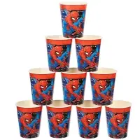 Стакан бумажный одноразовый &laquo;С Днем Рождения!&raquo;, 250 мл, Человек-паук