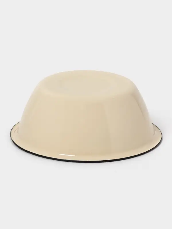 Миска эмалированная, 2 л, слоновая, кости