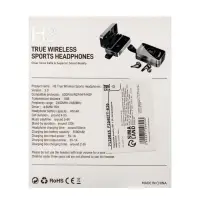 Наушники беспроводные VBT 1.29, TWS, вакуумные, Bluetooth 5.0, 3500 мАч, водонепроницаемые, чёрные