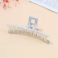 Крабик для волос &laquo;Хилман&raquo;, классик, 11 см, серебро