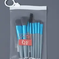 Набор кистей для макияжа COLOR POWER, 8 шт., голубой