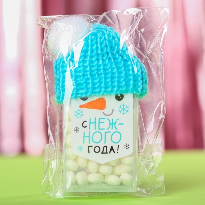 Новый год! Драже конфеты в банке , с витамином С «Снежного года», мята, 18 г. Новый год! Драже конфеты в банке , с витамином С «Снежного года», мята, 18 г.