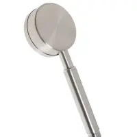 Лейка для душа ZEIN Z059, 1 режим, d=80 мм, микроточки, нержавеющая сталь, сатин