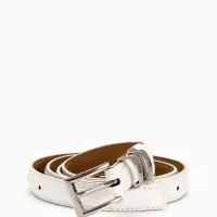Ремень жен 03-01-02-01, Июнь2502, 2*0,3*110 см, без винта, пряж металл, 1 прокол, белый Ремень жен 03-01-02-01, Июнь2502, 2*0,3*110 см, без винта, пряж металл, 1 прокол, белый