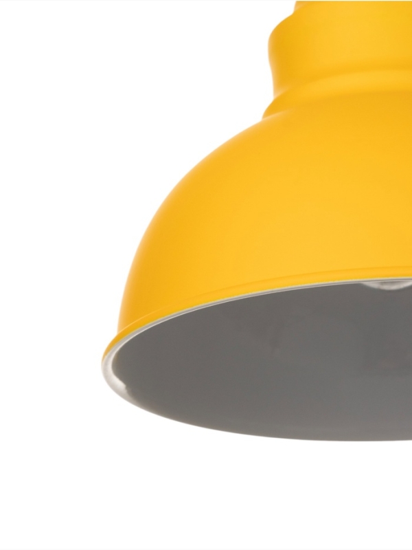 Светильник Paul 1х40Вт Е27 пр-1м лимонный 20х20х17,5см Светильник Paul 1х40Вт Е27 пр-1м лимонный 20х20х17,5см