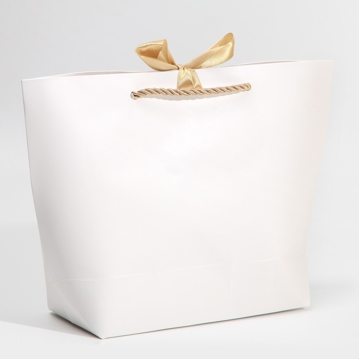 Пакет подарочный новогодний «White Snow», 19 х 20 х 9 см, Новый год Пакет подарочный новогодний «White Snow», 19 х 20 х 9 см, Новый год