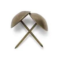 Гвозди ТУНДРА, декоративные, обивочные, 25&times;39 мм, бронза, 100 шт.