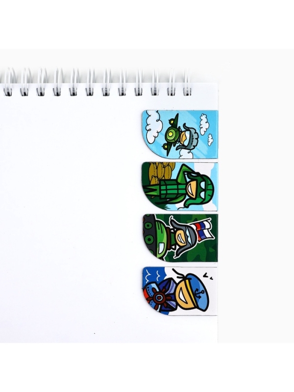 Магнитные закладки для книг, 4 шт. «Защитнику отечества» Магнитные закладки для книг, 4 шт. «Защитнику отечества»