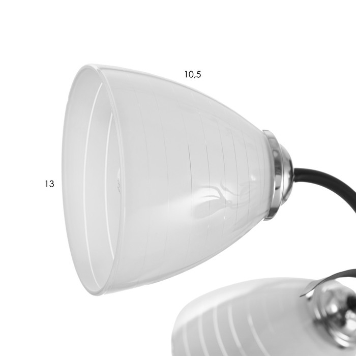 Люстра Люстра "Девин" 5хЕ27 40Вт черно-хромовый 55х55х30 см BayerLux