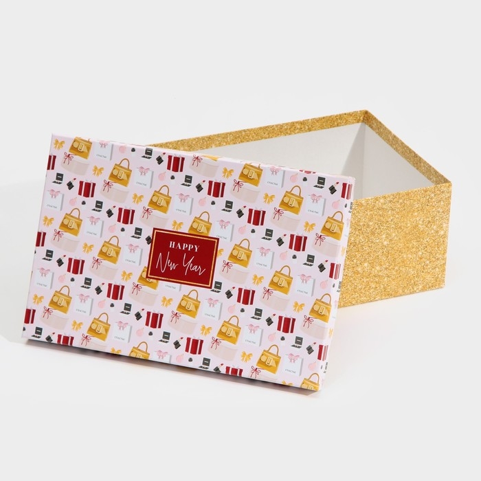Набор подарочных коробок 6 в 1 «Happy New year», 20 х 12.5 х 7.5 ‒ 32.5 х 20 х 12.5 см, Новый год