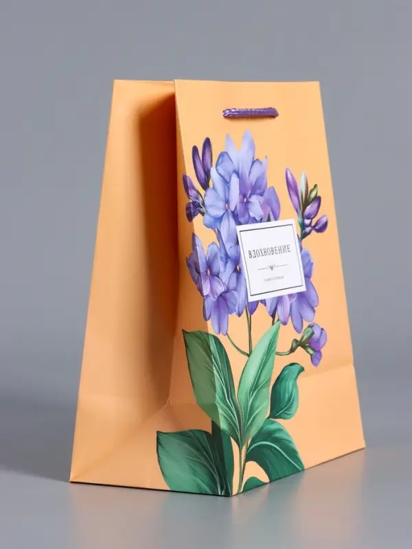 Пакет подарочный "Тонкая эстетика" ламинированный 18 х 22,3 х 10 см