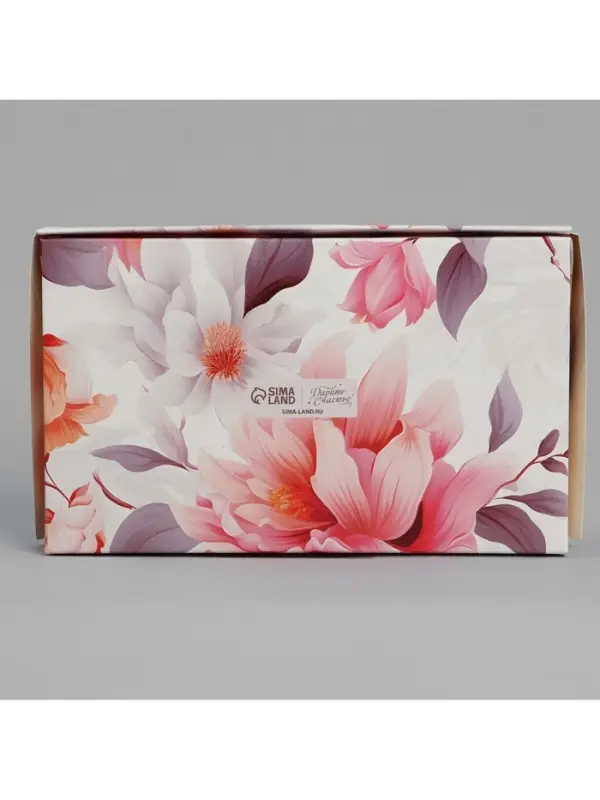 Кондитерская упаковка, коробка с ламинацией &laquo;Для тебя цветы&raquo;, 20&times;12&times;4 см