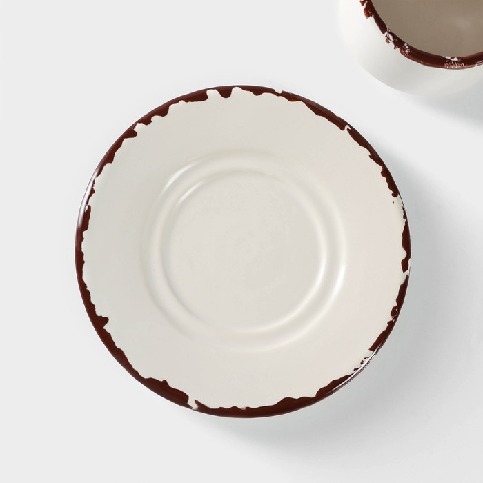 Чайная пара Antica perla, чашка 200 мл, блюдце d=15,5 см Чайная пара Antica perla, чашка 200 мл, блюдце d=15,5 см