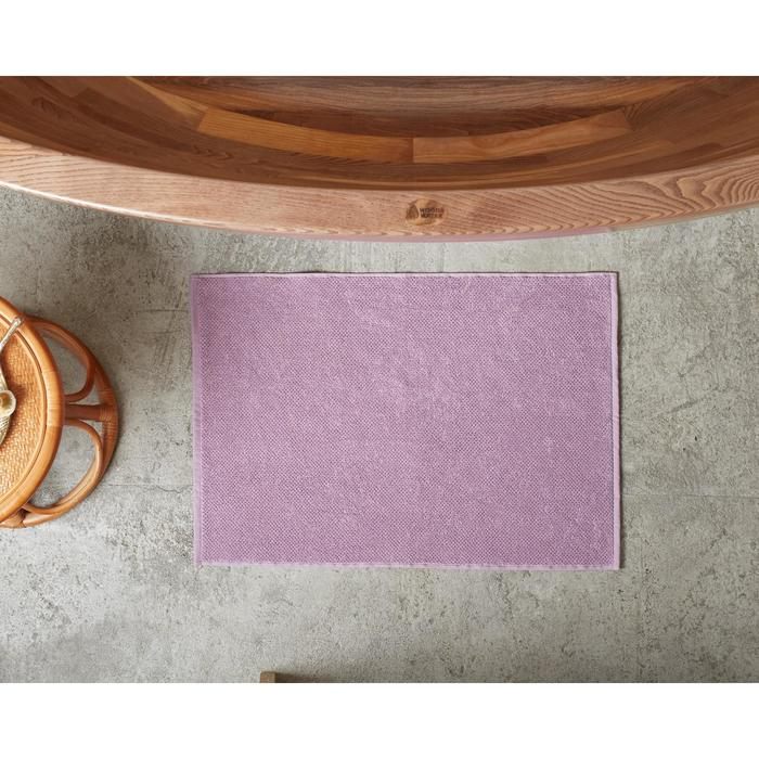 Коврик махровый  Коврик махровый "Этель" Organic Lavender  50х70 см, 100% хл, 550гр/м2