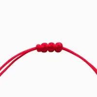 Браслет-оберег &laquo;Сердце и крошка - на любовь&raquo;, d=6 см, красный, бордовый