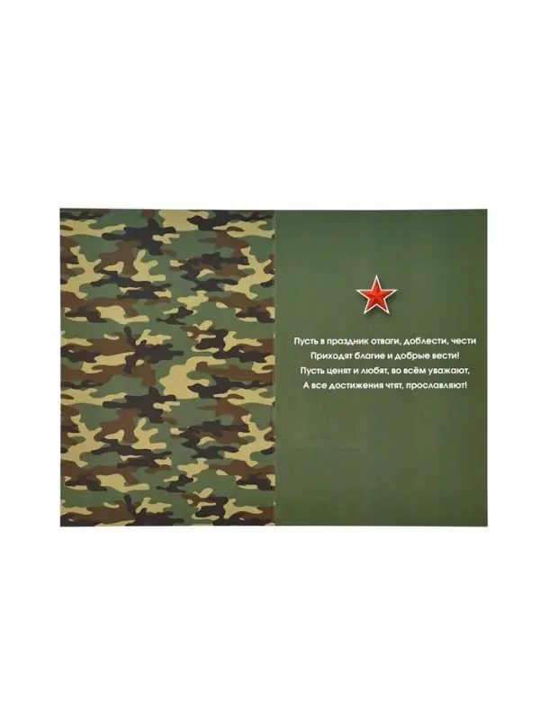 Открытка &laquo;С 23 Февраля!&raquo;, 12&times;18 см