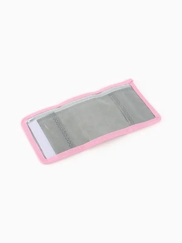 Кошелек детский на липучке &laquo;Принцессы&raquo; розовый 9&times;9&times;1