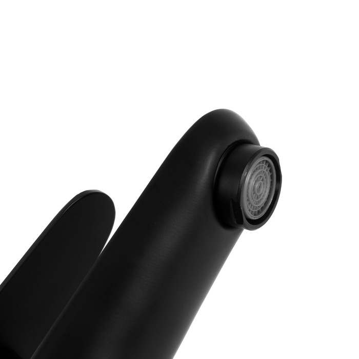 Смеситель для раковины ZEIN Z3481, картридж керамика 35 мм, нержавеющая сталь, черный Смеситель для раковины ZEIN Z3481, картридж керамика 35 мм, нержавеющая сталь, черный