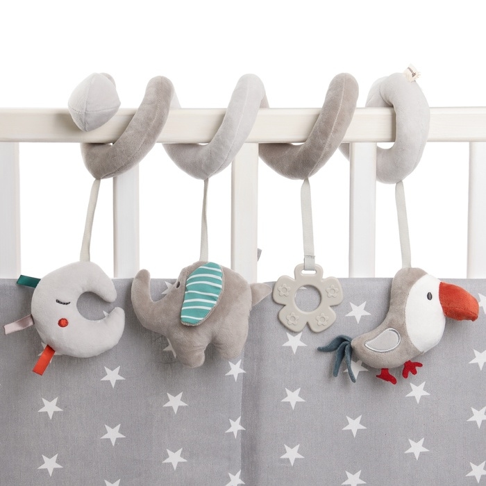 Растяжка на кроватку/коляску «Джунгли», с прорез., Крошка Я Растяжка на кроватку/коляску «Джунгли», с прорез., Крошка Я