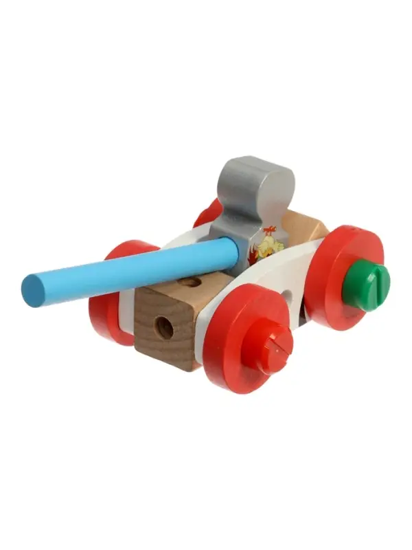 Набор инструментов детский &laquo;Собери животных&raquo;, деревянный конструктор