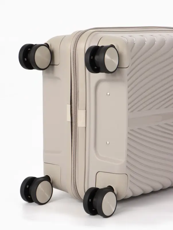 Чемодан на колёсах, 20", кодовый замок, 36&times;20&times;54 см, бежевый