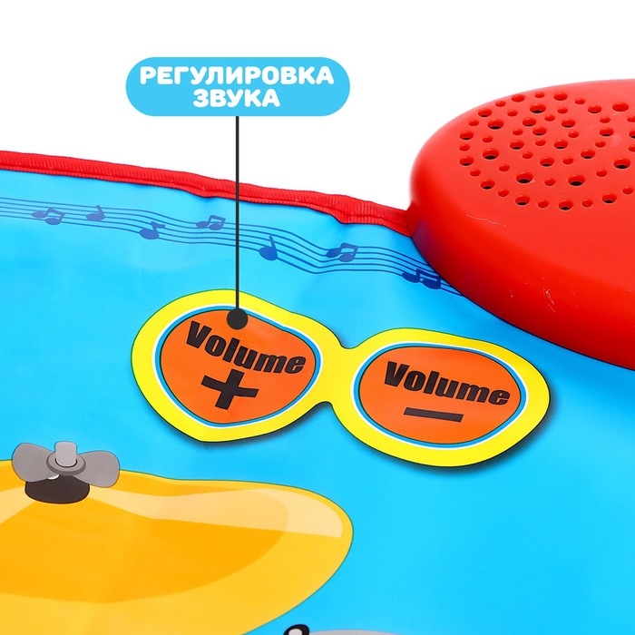 Музыкальный коврик &laquo;Барабаны&raquo;, 55 &times; 43 см