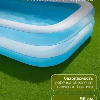 Бассейн надувной &laquo;Семейный&raquo;, 262&times;175&times;56 см, от 6 лет, 56483NP INTEX