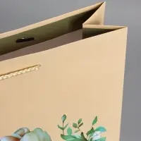 Пакет подарочный "Стрекоза", ламинированный, 33 х 42,5 х 10 см