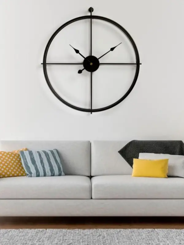 Часы настенные интерьерные, серия: Лофт, дискретный ход, d=60 см, от батарейки 1&times;АА