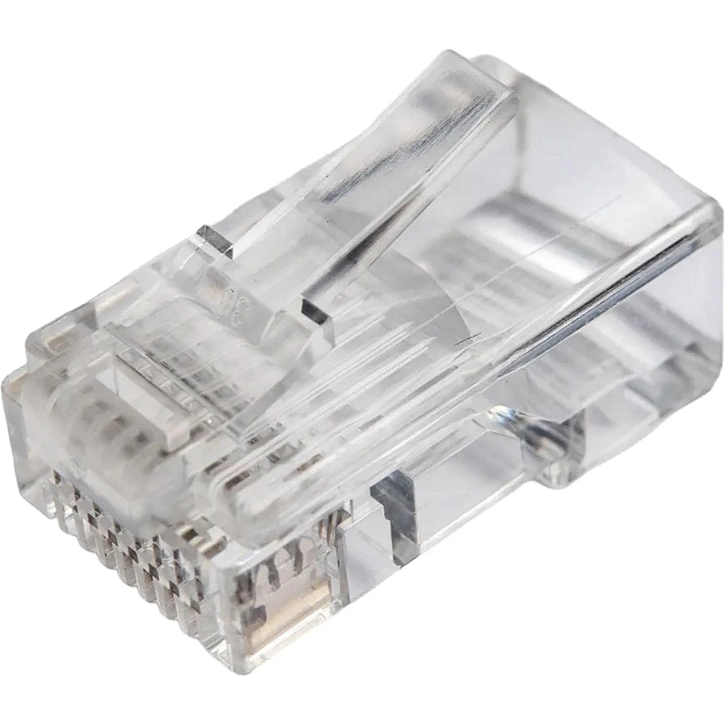 Коннектор TWT TWT-PL45-8P8C RJ45 UTP 8P8C, универсальный, cat.5e, 100шт/уп