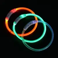 VETTA&nbsp;Ошейник&nbsp;светящийся&nbsp;с&nbsp;USB&nbsp;зарядкой,&nbsp;поливинилхлорид,&nbsp;ABS&nbsp;пластик,&nbsp;52,5 см