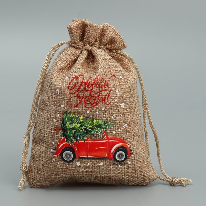 Мешок с термонаклейкой «Спешу к тебе», 10 х 14 см +/- 1.5 см Мешок с термонаклейкой «Спешу к тебе», 10 х 14 см +/- 1.5 см