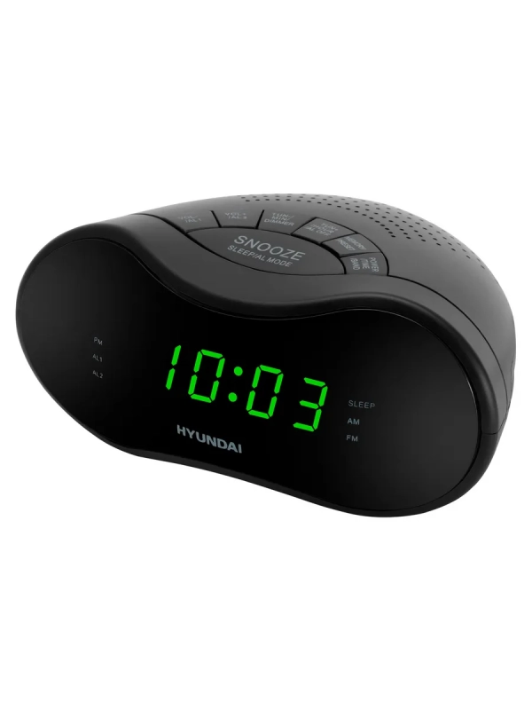 Часы электронные с FM радио H-RCL200 зеленая подсветка Часы электронные с FM радио H-RCL200 зеленая подсветка