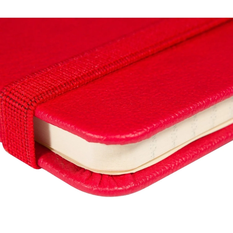 Блокнот А5 80л Bruno Visconti CITY на резинке красный 3-698/03