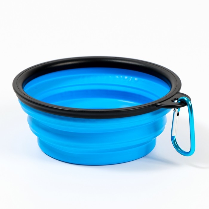 Миска складная, синяя, 350 мл, 13 см Миска складная, синяя, 350 мл, 13 см