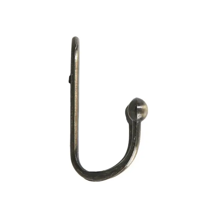 Крючок мебельный ТУНДРА TKd=017, двухрожковый, бронза